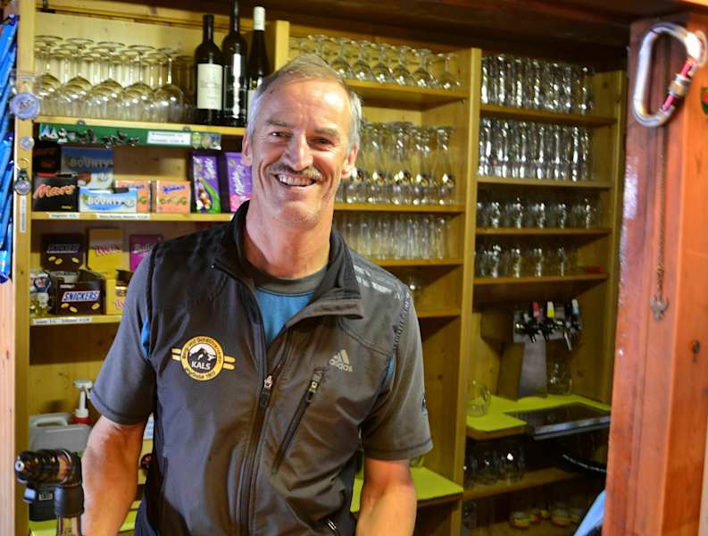 Peter Tembler in der Erzherzog-Johann-Hütte