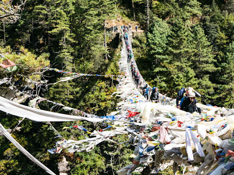 Hängebrücke Nepal
