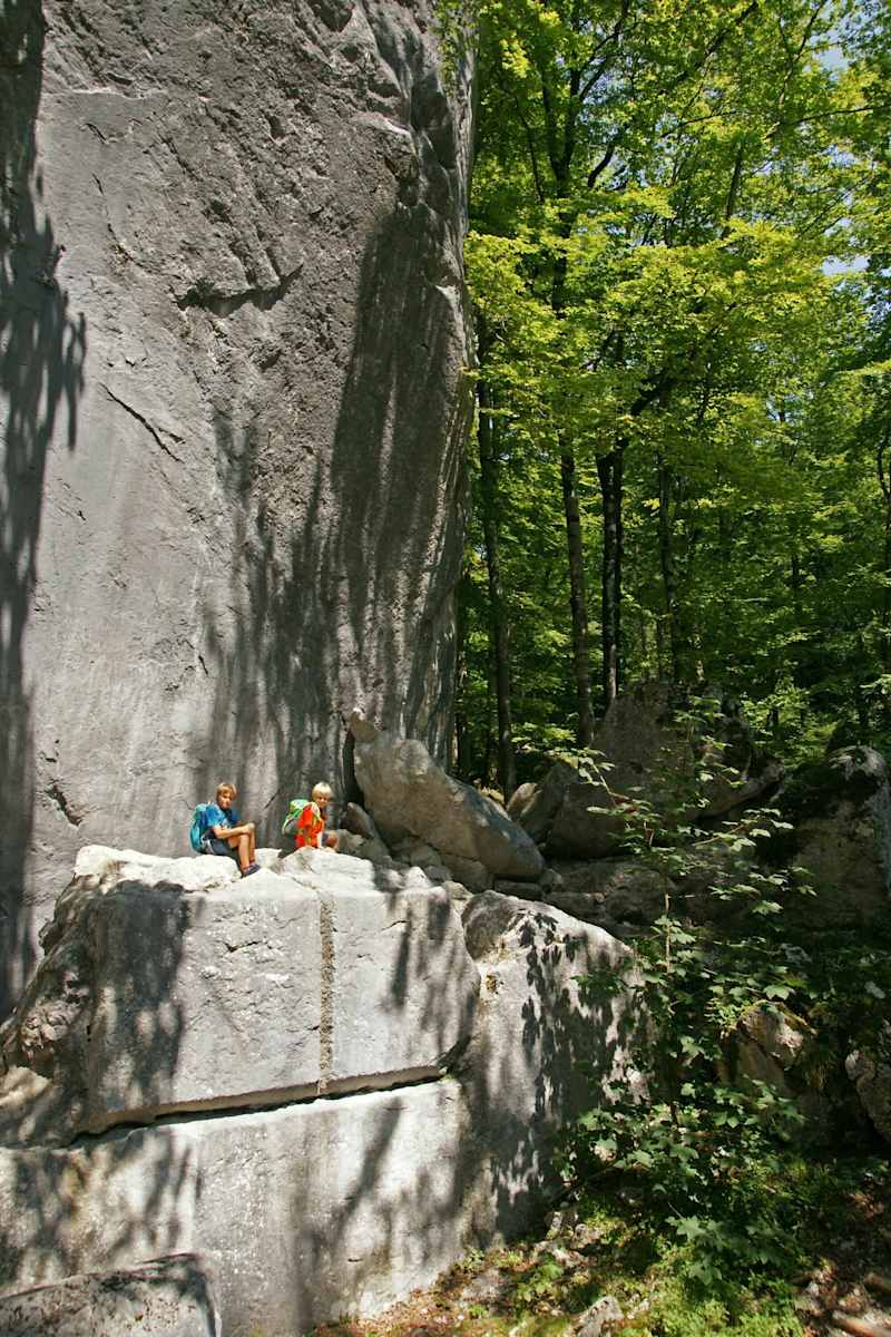 Wandern: Plombergstein - Von St. Gilgen durch den Staffelgraben - 2:00 h  - 4 km - Bergwelten