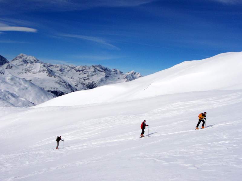 Aufstieg zur Langschneid