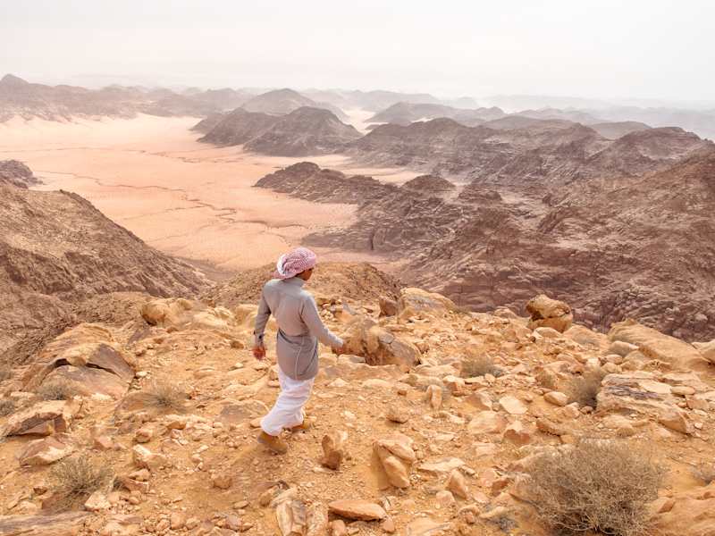 Jordanien Am höchsten Gipfel des Landes: Jebel Umm ad-Dami (1.854 m)