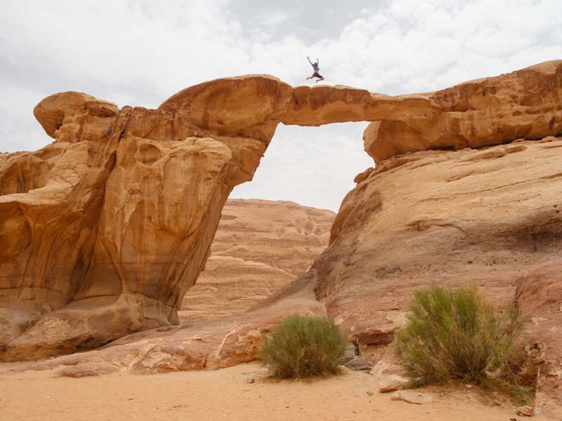 Jordanien Reise Klettern Wadi Rum