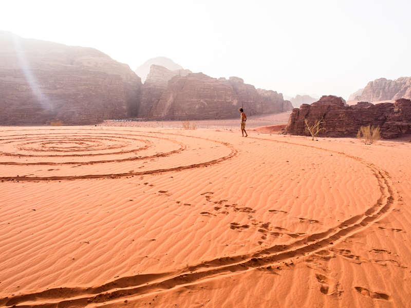 Jordanien Reise Klettern Wadi Rum