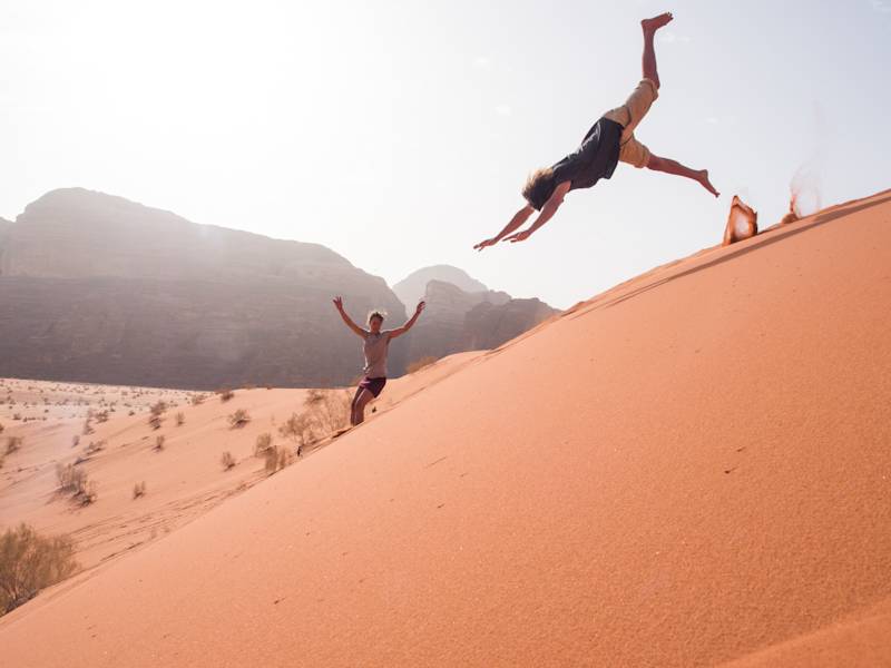 Jordanien Reise Klettern Wadi Rum