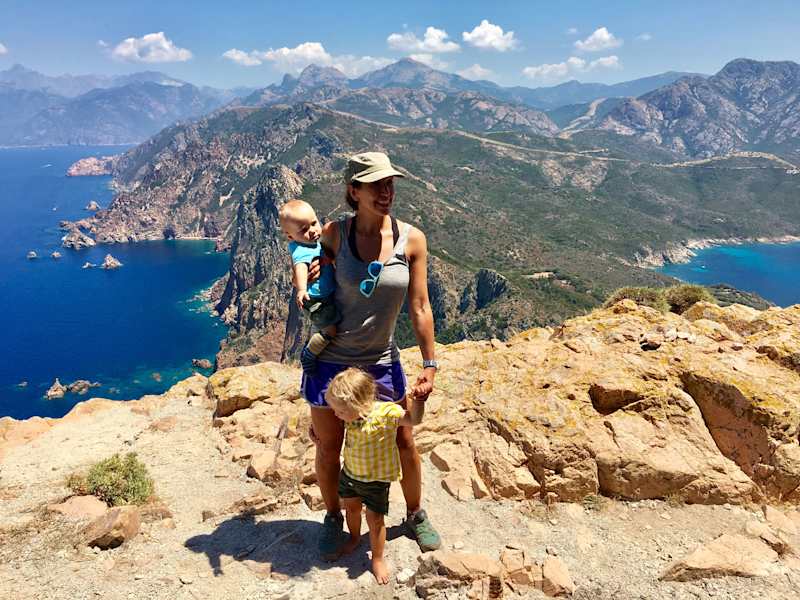 Korsika Wandern mit Kindern Capu Rosso