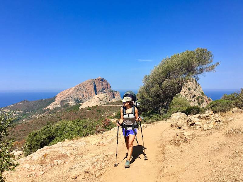Korsika Wandern mit Kindern Capu Rosso