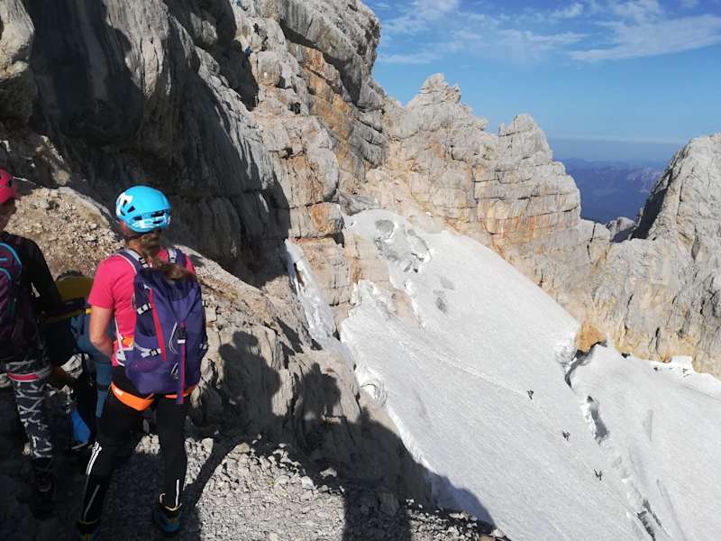 Im Aufstieg zur Randkluft 