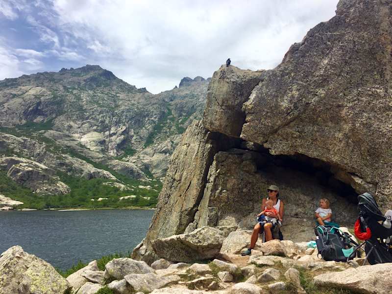 Korsika Wandern mit Kindern Melosee