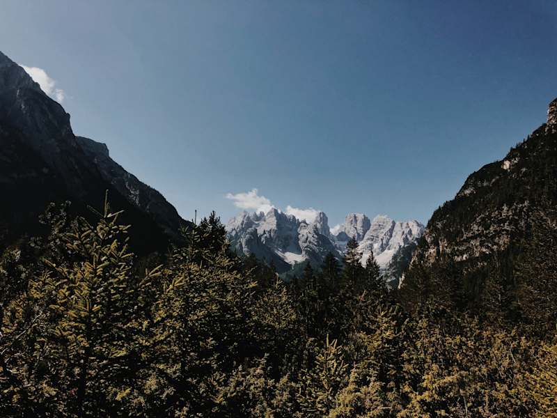 Ernst Merkinger wandert weit Dolomiten Höhenweg