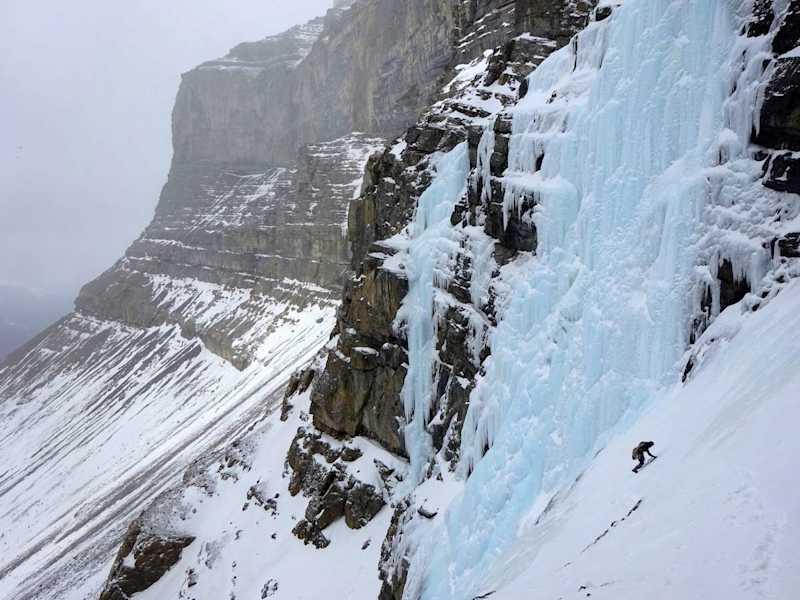 Eisklettern am Murchison Fall