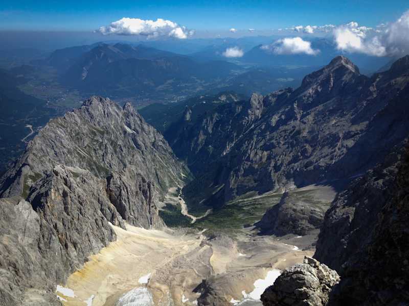 Blick zurück ins Höllental