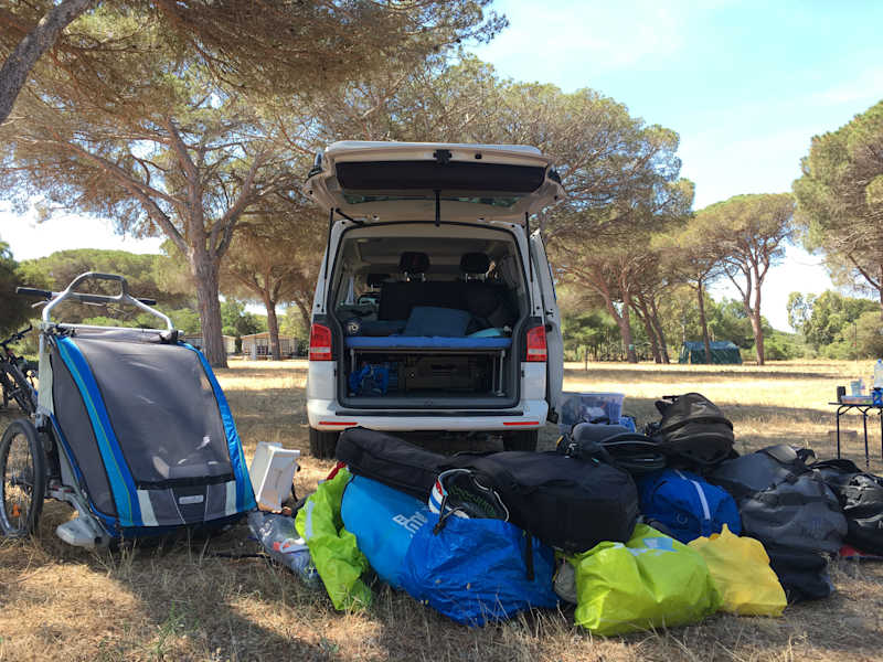Campingreise mit Kindern VW California
