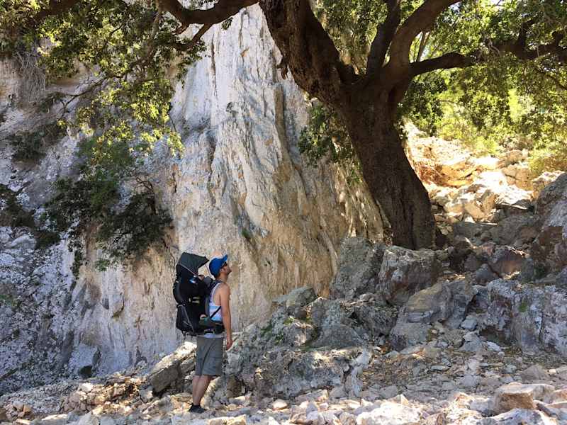 Sardinien Wandern VW-Bus Kinder