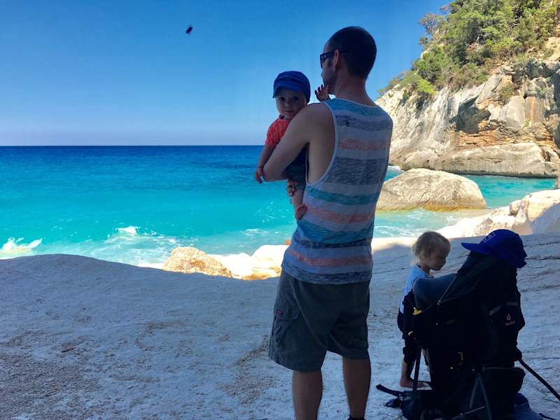 Sardinien Wandern VW-Bus Kinder