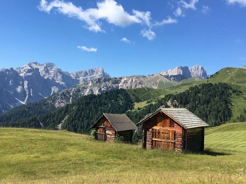 Bergsteigerdorf Lungiarü/Campill