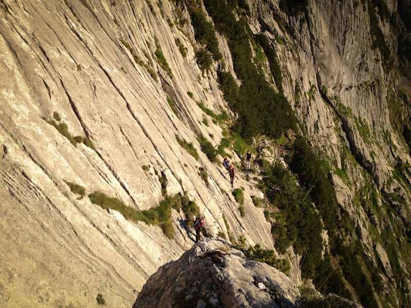 Das "Brett" auf dem Weg zur Zugspitze