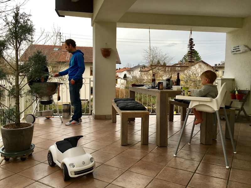 Reisen VW-Bus Kinder