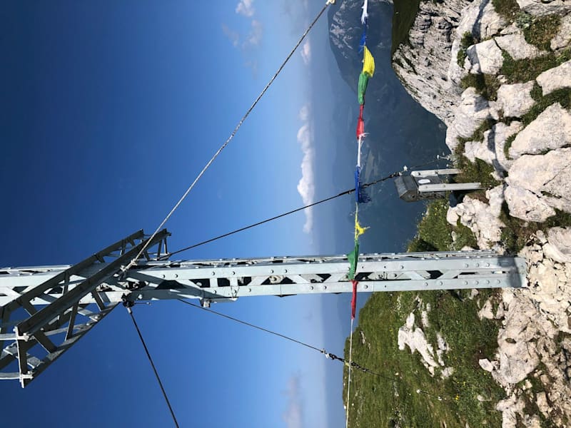 Das Gipfelkreuz am Hohen Nock