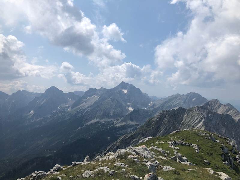 Aussicht vom Gipfel des Kleinen Priels