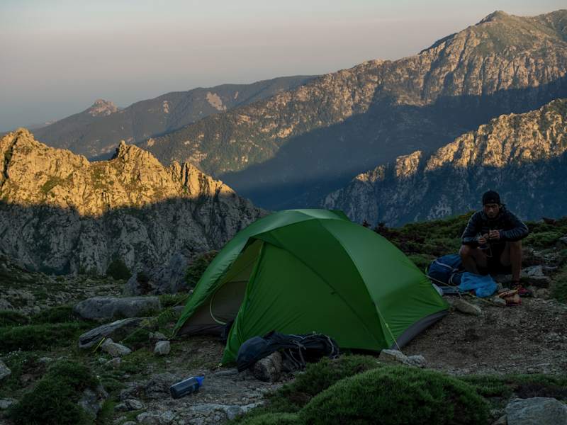 Das eigene Zelt hat Vor- und Nachteile