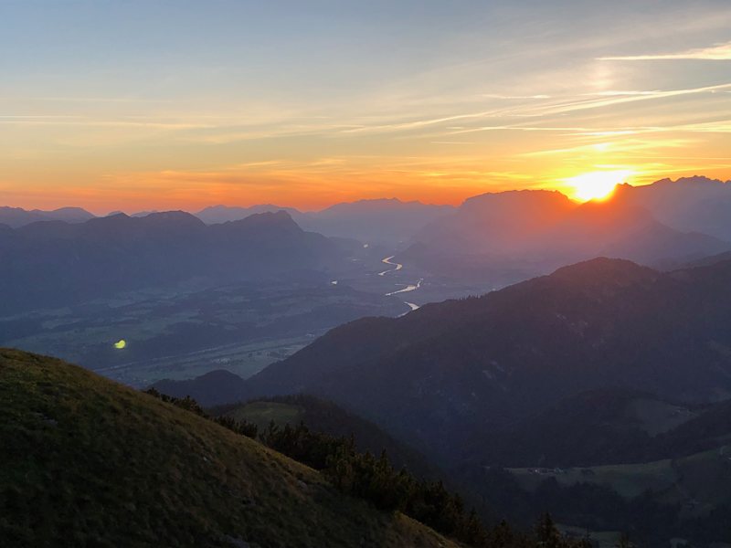 Alpbachtal Gratlspitze Sonnenaufgang