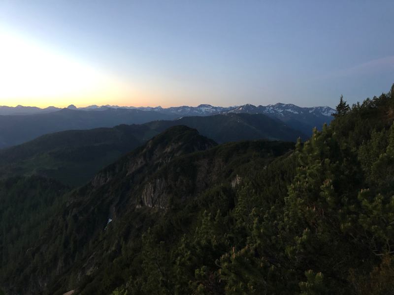 Alpbachtal Gratlspitze Sonnenaufgang