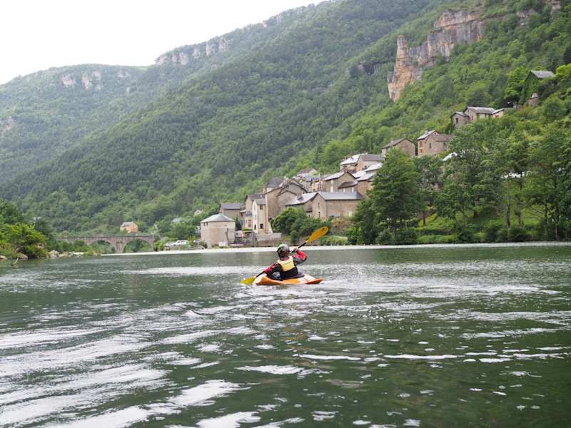 Der Start des Abschnitt in Les Vignes