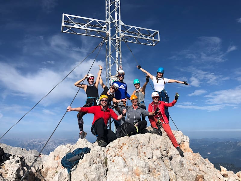 Klettergruppe am Dachstein 2019