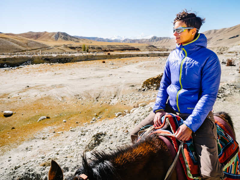 Ausreiten in Lo-Manthang
