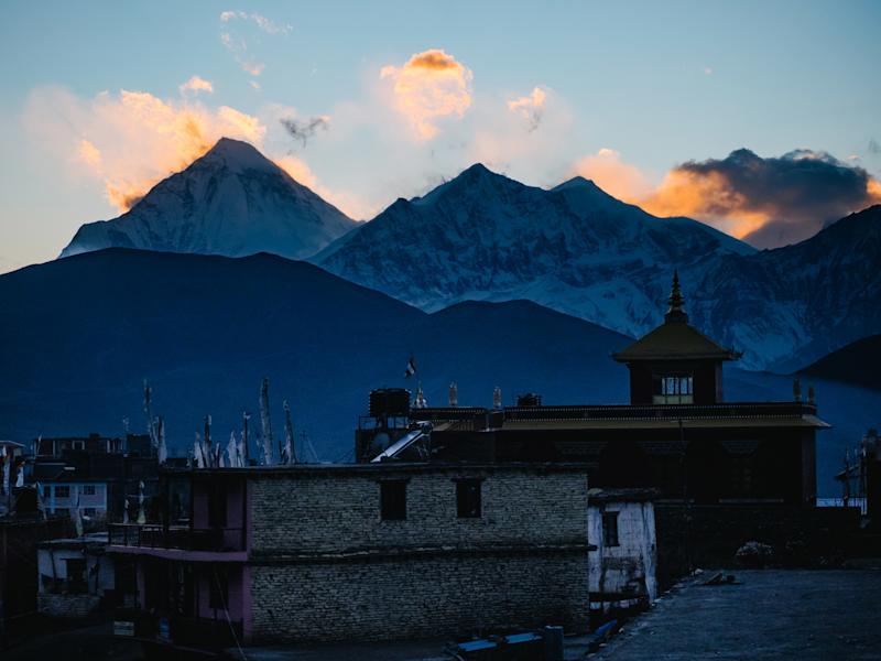 Blick auf Dhaulagiri