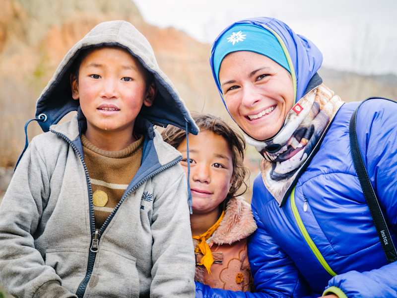 Kinder in Mustang Nepal