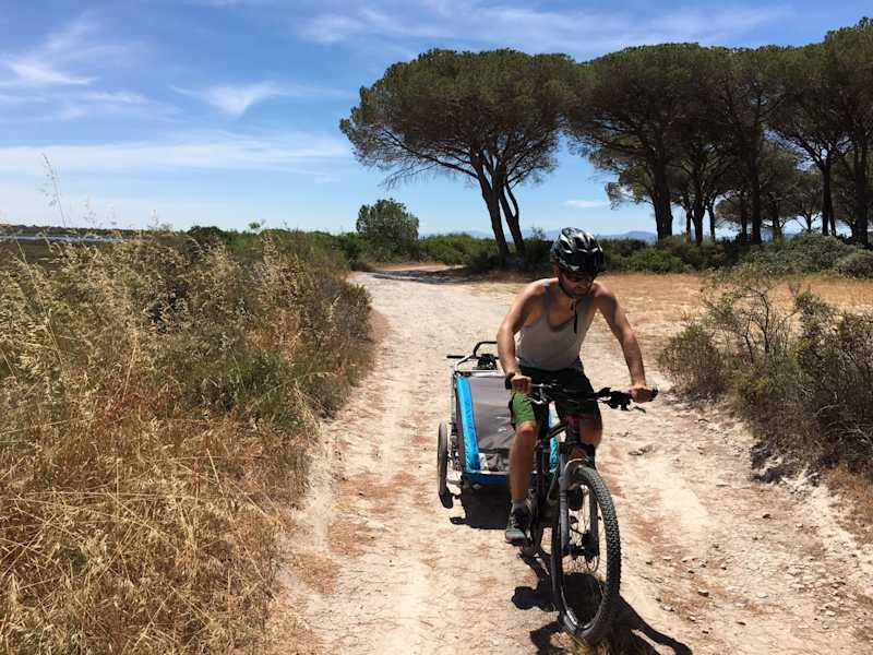 Sardinien Wandern VW-Bus Kinder