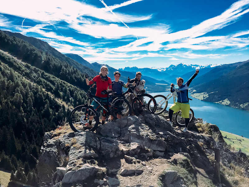 Just Be Mountainbike Bergwelten Reschensee Südtirol
