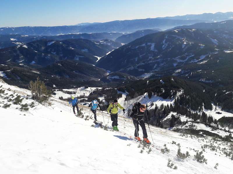 Unterwegs auf der Veitsch 