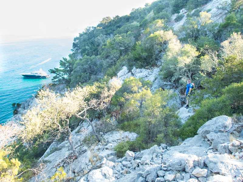 Sardinien Caletta Fuili zur Cala di Luna