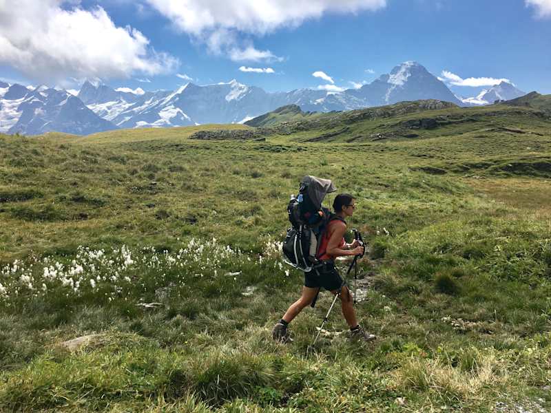 Wandern VW-Bus Kinder