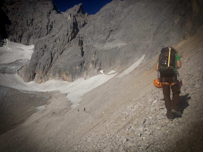 Der Weg zum Gletscher