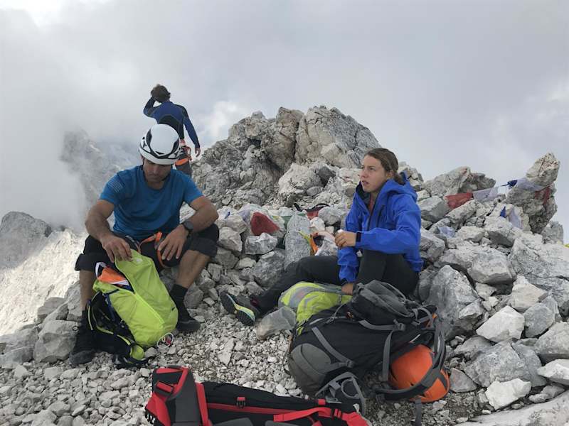 Peter Schlickenrieder und Laura Dahlmeier