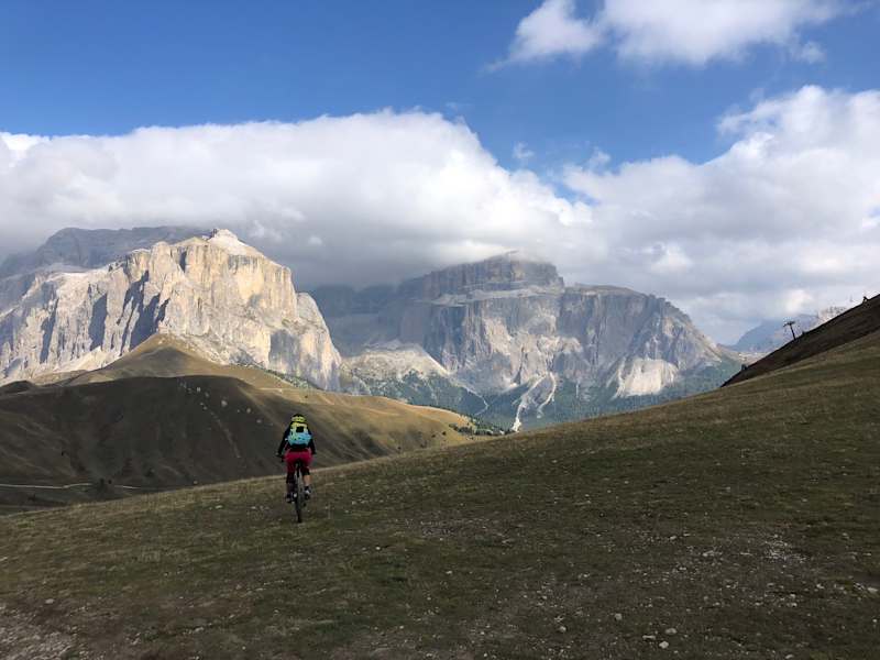 Abfahrt zum Sellajoch