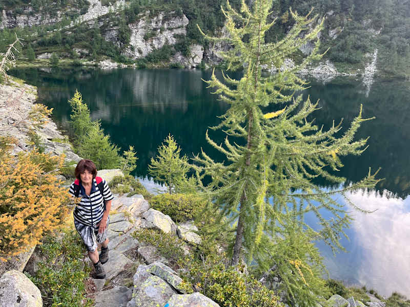 Am Ufer des Lago di Sfii