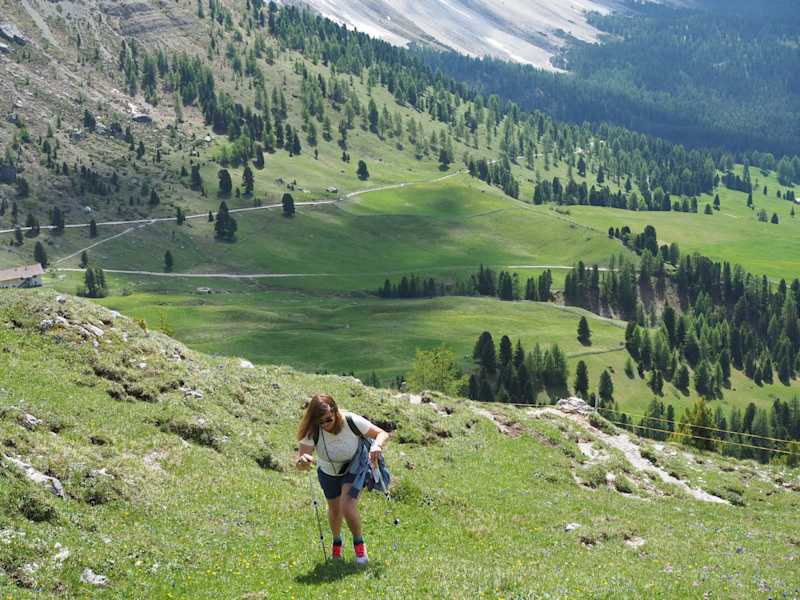 Bald schon verlassen wir die reguläre Route