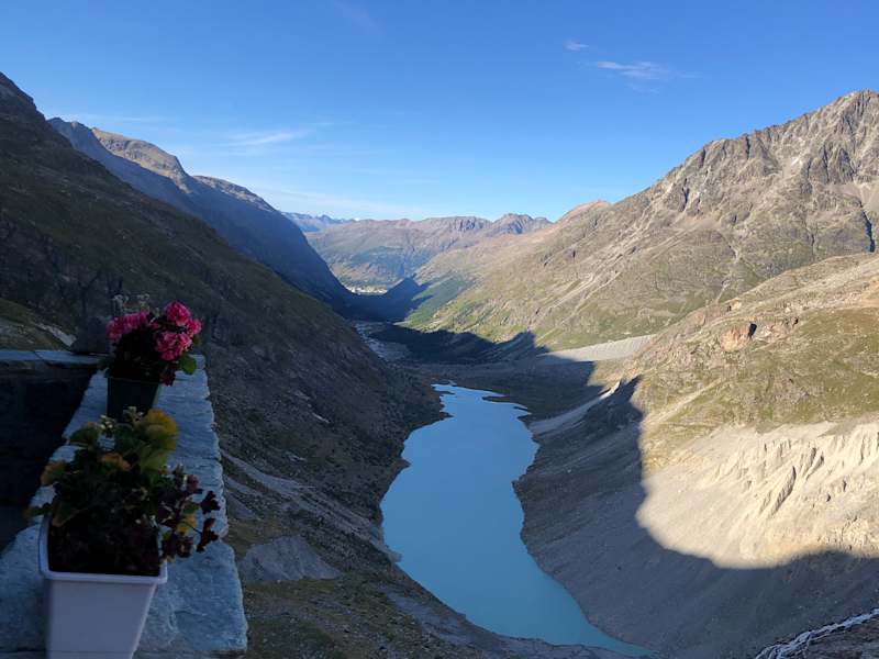 Ausblick Coaz-Hütte