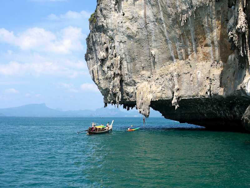 Deep Water Soloing in Thailand