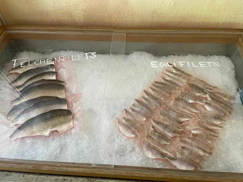 Direkt aus dem Zürichsee: Felchen- und Eglifilets