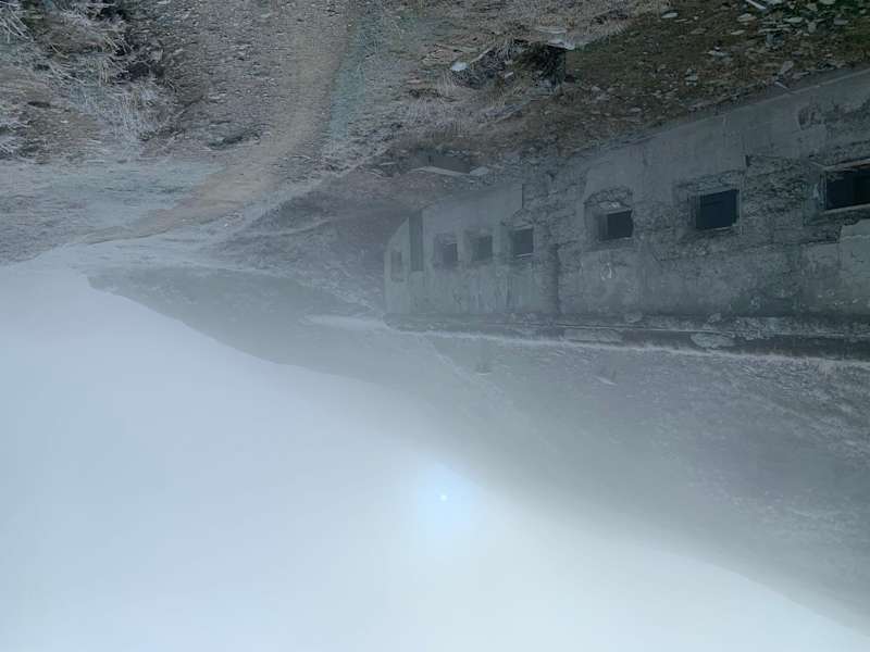 Bunker in den Bergen am Karnischen Höhrnweg