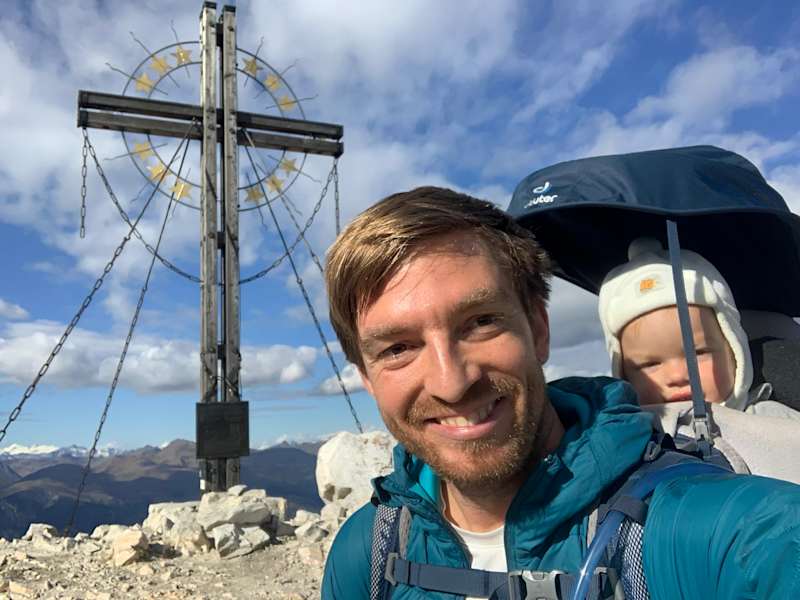 Das Gipfelkreuz der Großen Kinigat