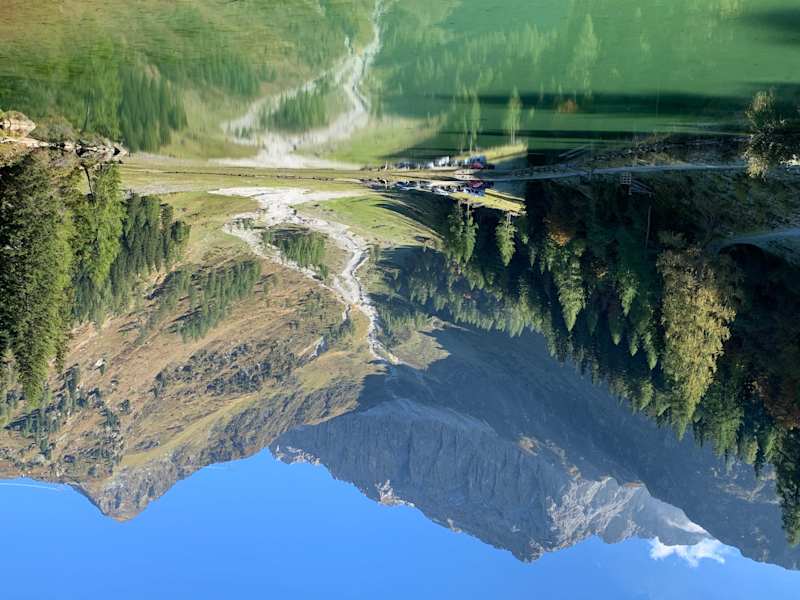 Das Tilliacher Tal endet spektakulär mit Klapfsee und Porze