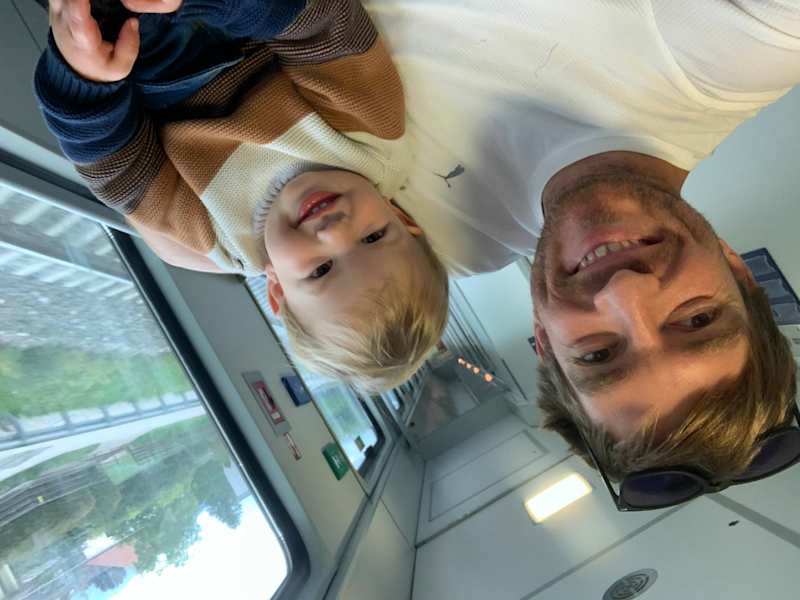 Julian Paschinger mit Sohn Tobias