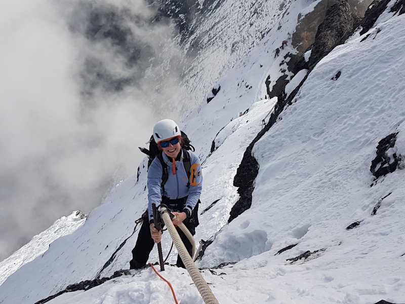 Am Ende des Sommers konnte die Hüttenwirtin den Eiger endlich selbst besteigen