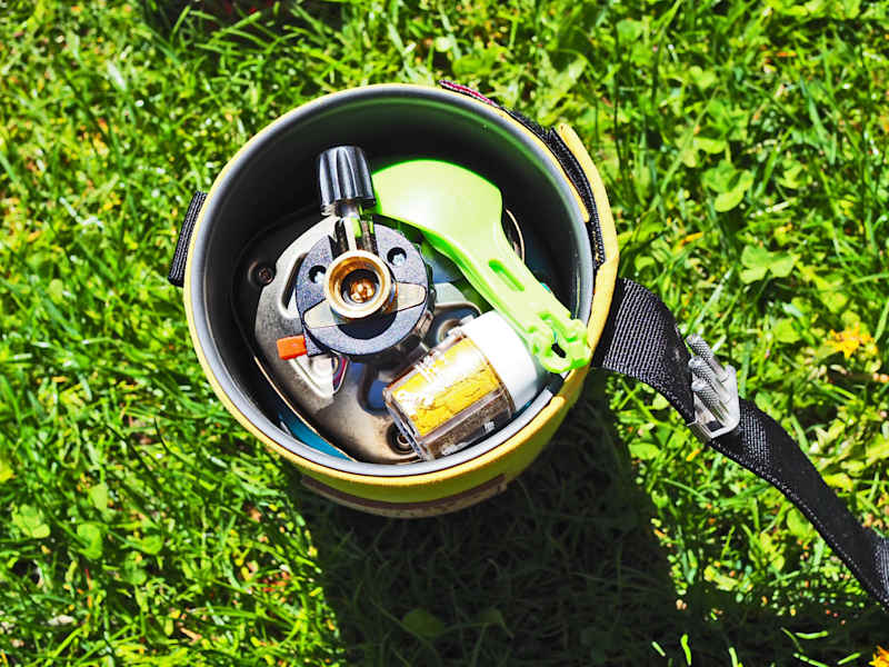 Campingausrüstung mit geringem Packmaß